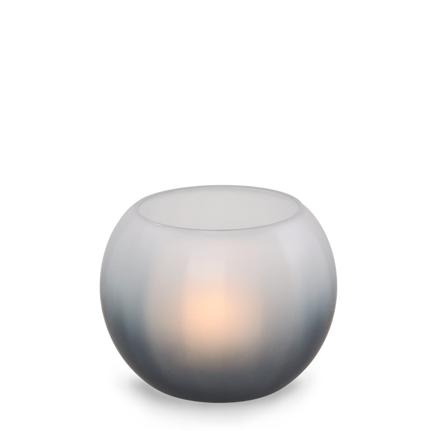 Gray Melon Tea Light Candle Holder