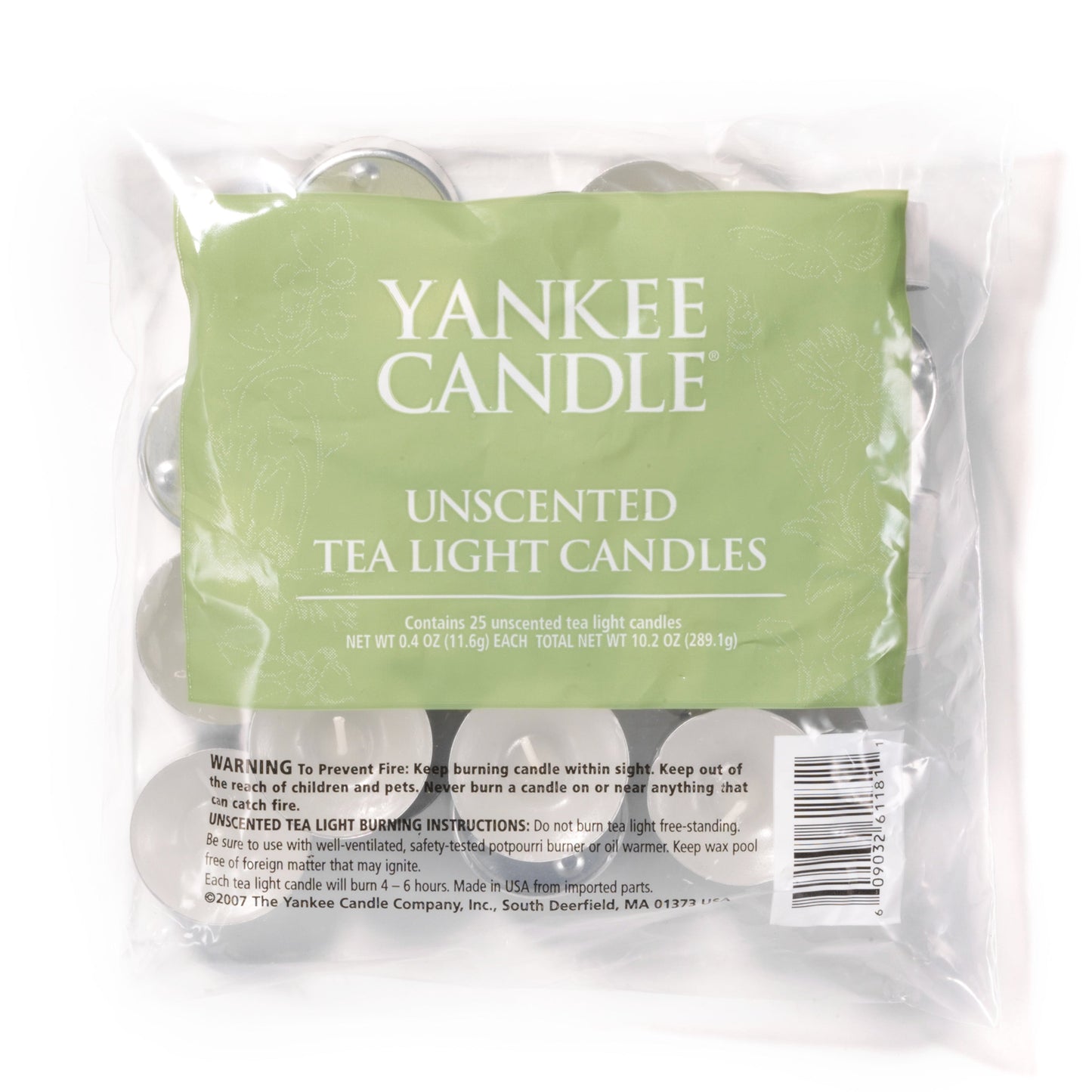 Unscented Tea Light Candles - Package of 25 Studio 1-0575